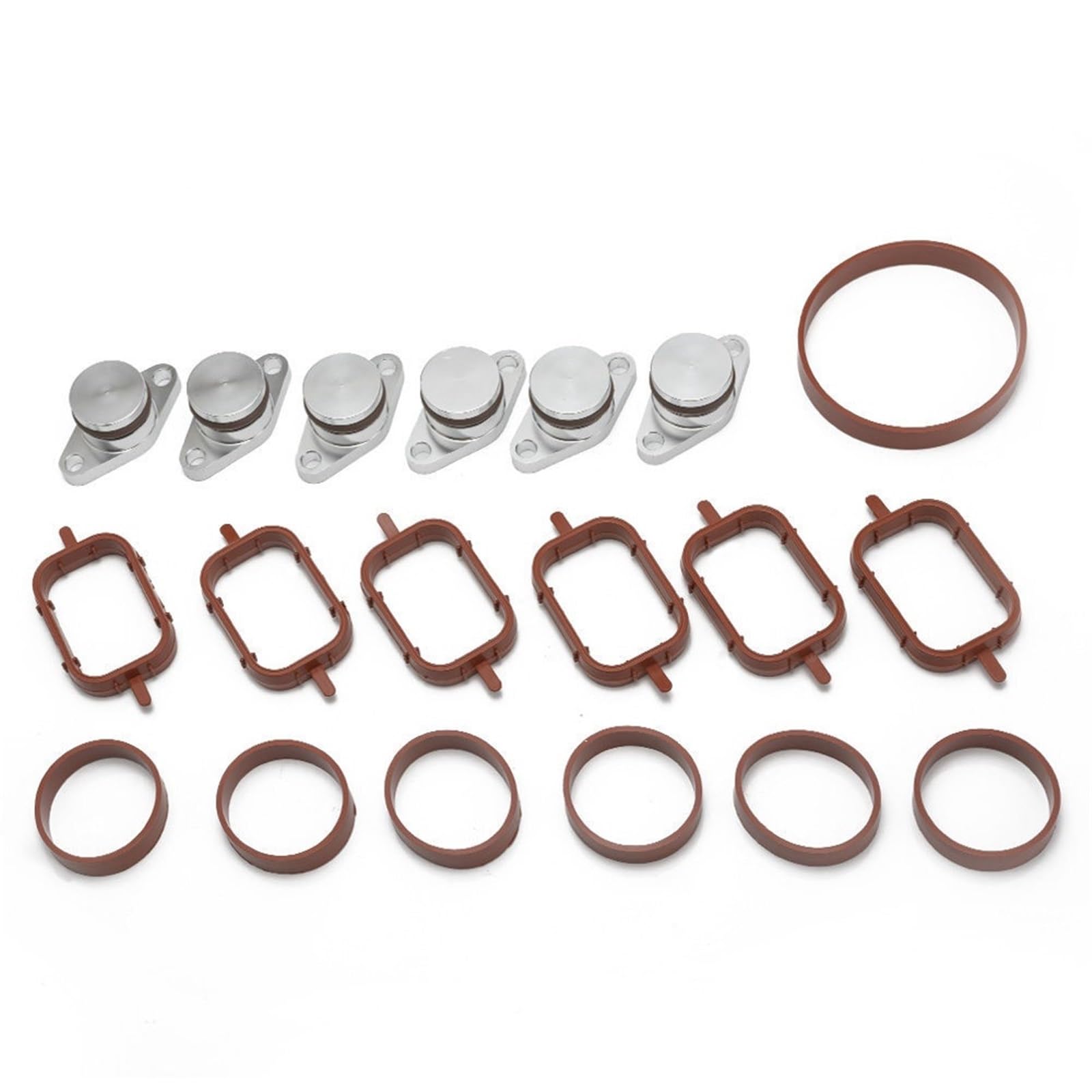 Dichtung für Ansaugkrümmer, MKVAXR Drallklappen-Reparatursatz mit Ansaugkrümmerdichtung 6 x 22 mm, for, 320d 330d 520d 525d 530d TKYD83K Dichtung für Ansaugkrümmer, MKVAXR Drallklappen-Reparatursatz mit Ansaugkrümmerdichtung 6 x 22 mm, for, 320d 330d 520d 525d 530d TKYD83K von MKVAXR