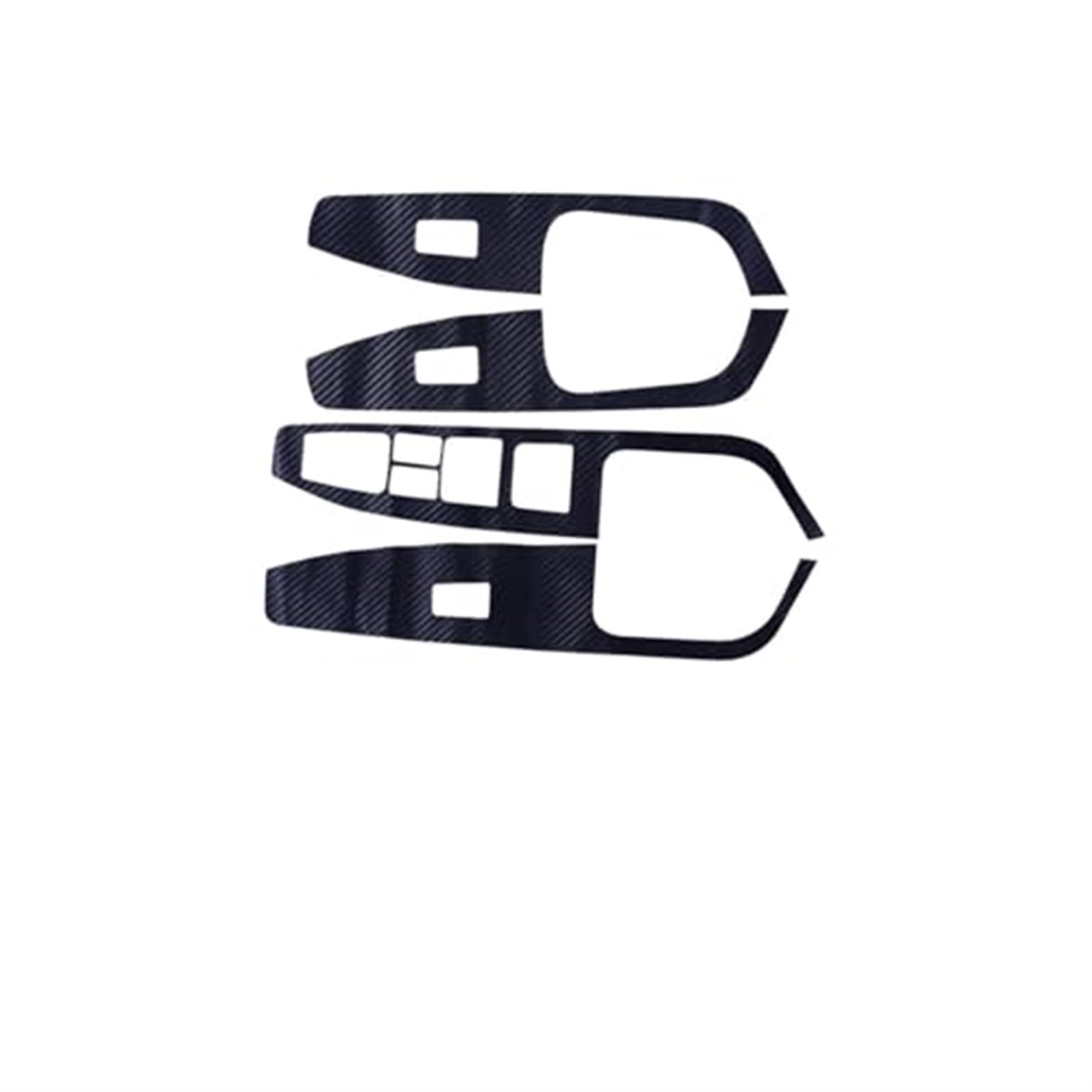 Innenverkleidung des Türschalters, MKVAXR 4-teiliger Aufkleber zur Verkleidung der Fensterheber-Schaltertafel, for Hyundai, for Elantra, 2017-2020 LHD Carbon Fiber Style Vinyl wasserdichte Türfenster- Innenverkleidung des Türschalters, MKVAXR 4-teiliger Aufkleber zur Verkleidung der Fensterheber-Schaltertafel, for Hyundai, for Elantra, 2017-2020 LHD Carbon Fiber Style Vinyl wasserdichte Türfenster- von MKVAXR