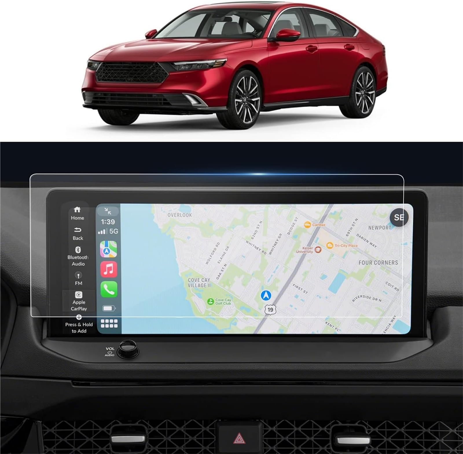 MKVAXR, for Accord, 2024 2023 12,3-Zoll-LCD-Touchscreen, Navigation, GPS-Schutz, Zubehör, gehärtete Glasfolie Carinfotainment-Displayschutz MKVAXR, for Accord, 2024 2023 12,3-Zoll-LCD-Touchscreen, Navigation, GPS-Schutz, Zubehör, gehärtete Glasfolie Carinfotainment-Displayschutz von MKVAXR