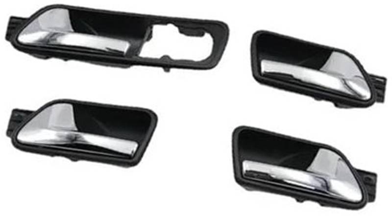 MKVAXR, for VW, for Touran, 2004-2015, for Caddy, 2004-2013 Auto-Chrom-Innentürgriff RL- 1T0 839 113 RR- 1T0 839 114 C(Black 4 Pcs Full Sets) von MKVAXR