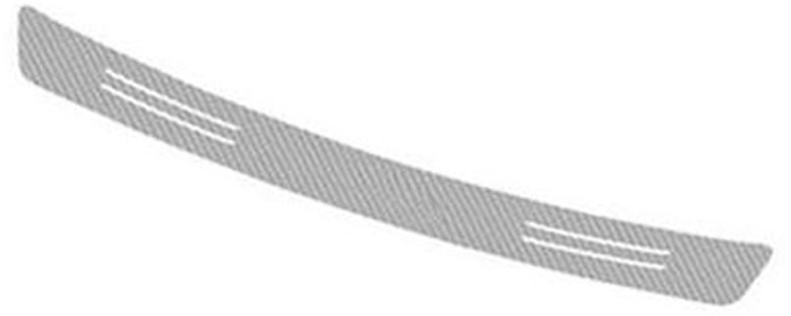 MKVAXR, for Volvo, XC90 XC60 V40 V60 S60L S80 XC80 Kofferraum Stoßstange Kohlefaser Aufkleber Aufkleber Autozubehör Gummi-Heckstoßstangenschutz(Silver) von MKVAXR