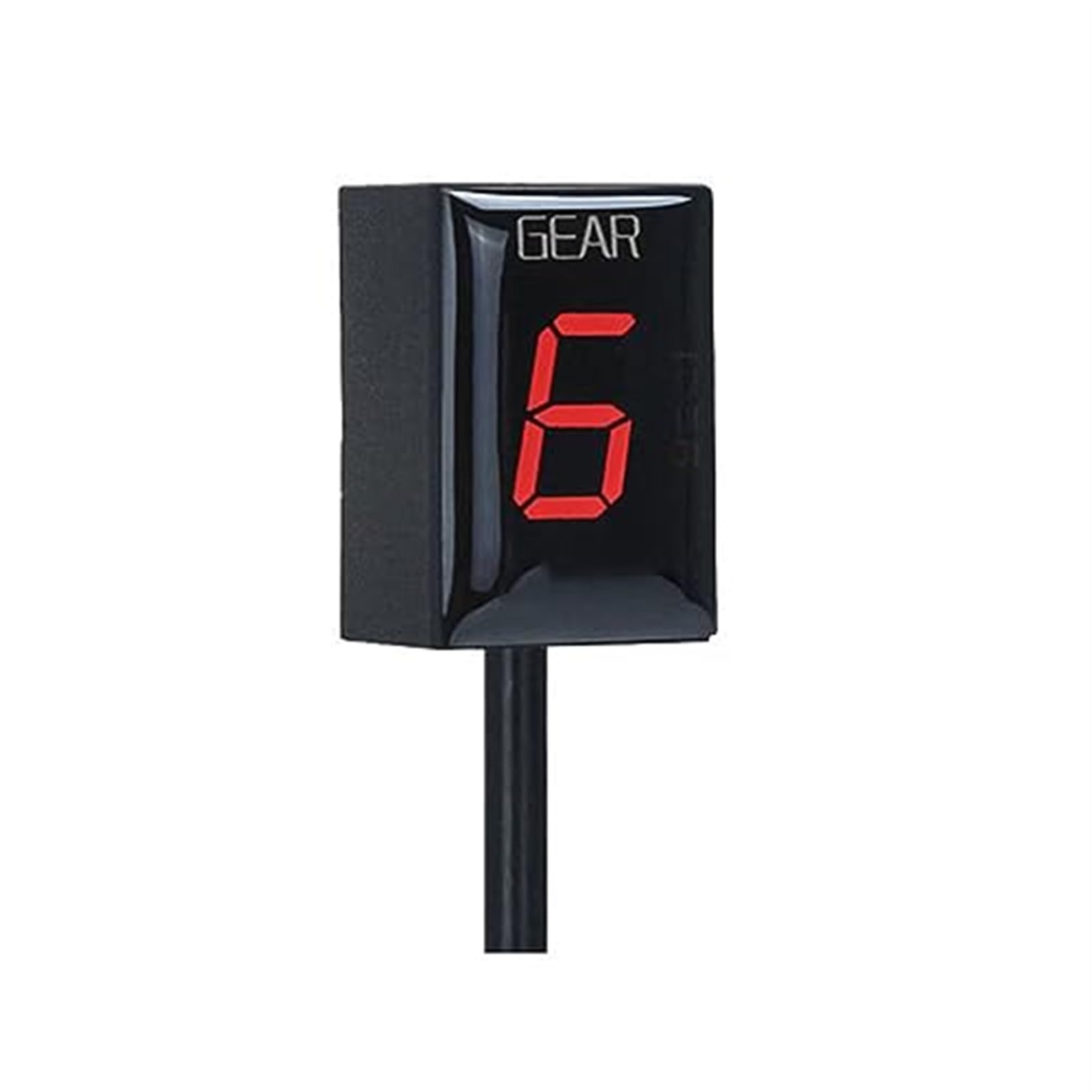 MKVAXR 1–6 Ganganzeige Geschwindigkeitsmesser, for GSX750F 1998–2005 2006 Motorrad-Ganganzeige(Black Red) von MKVAXR