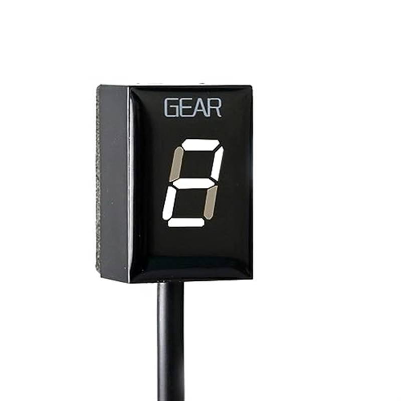 MKVAXR 1–6 Ganganzeige Geschwindigkeitsmesser, for GSX750F 1998–2005 2006 Motorrad-Ganganzeige(Black White) von MKVAXR