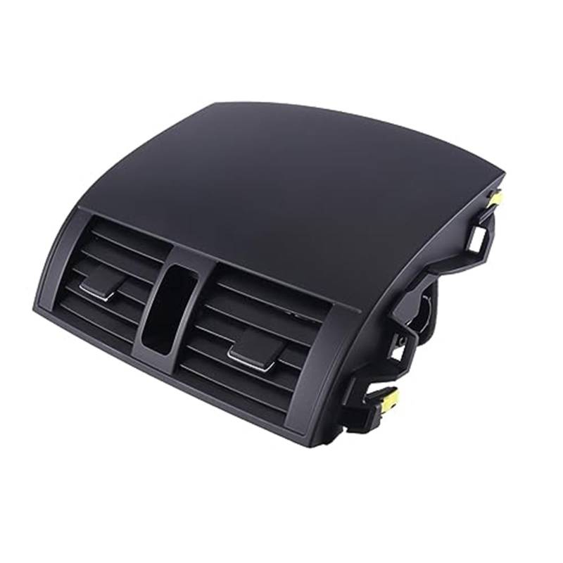 MKVAXR 1 Stück zentrales Armaturenbrett-Auslass-Entlüftungspanel, for Toyota, for Corolla, 2008–2011 2012 2013 Lüftungsgitter(Black) von MKVAXR