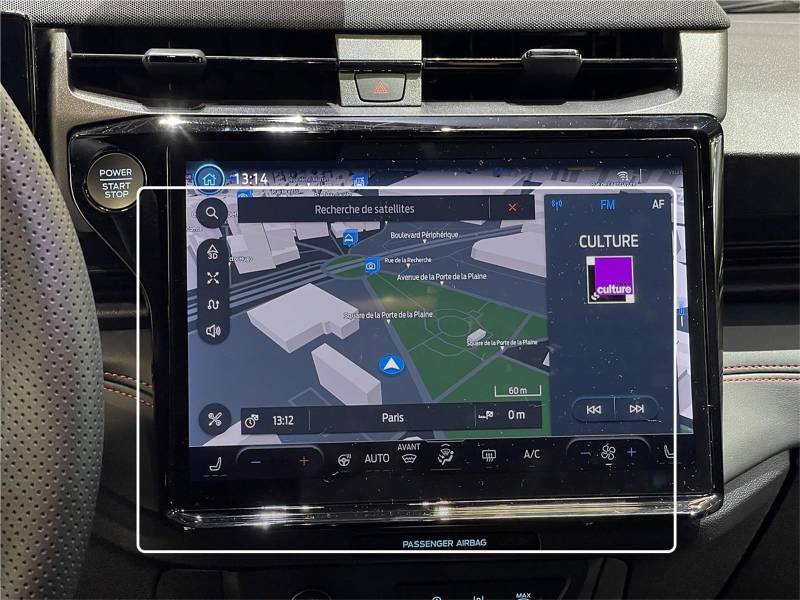MKVAXR 2 STÜCKE PET-Schutzfolie, for Ford, 2025 12-Zoll-Auto-GPS-Navigations-Schutzbildschirm Carinfotainment-Displayschutz von MKVAXR