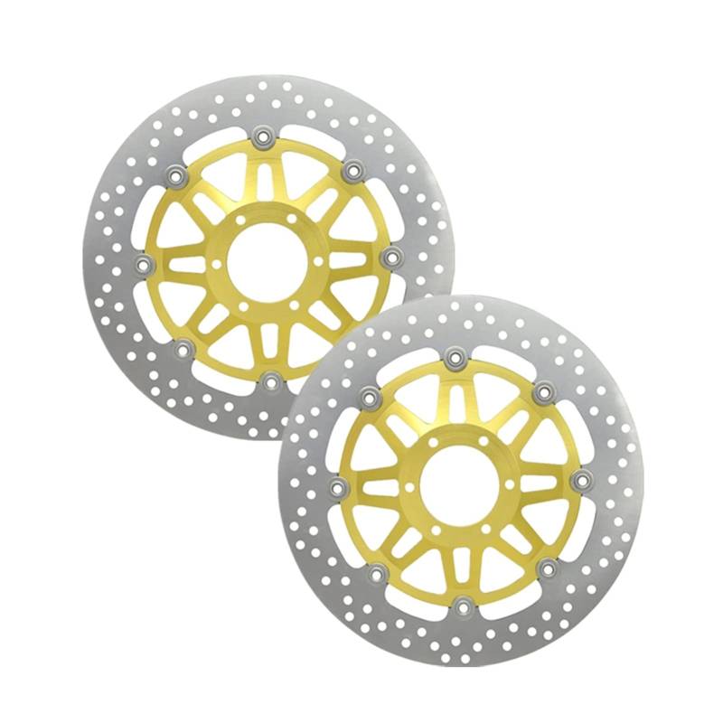 MKVAXR 2 stücke Motorrad Vorne Links Und Rechts Bremsscheibe Rotor CB400 NC36 CB400SF Super Vier CB600F Hornet CBR750 Superaero(2pc Front Left Right) von MKVAXR