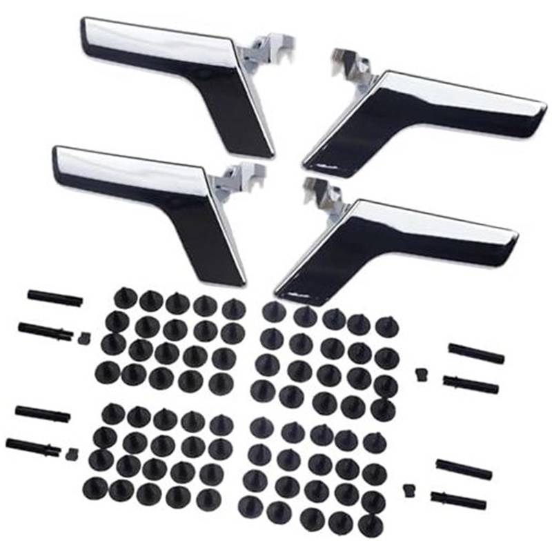 MKVAXR 2047201171 2047208670 for W204 X204 for C-Klasse for GLK-Klasse Innen Tür Griff Pull Reparatur Kit Vorne Hinten Links Rechts(Black Front Rear 4 Sides) von MKVAXR