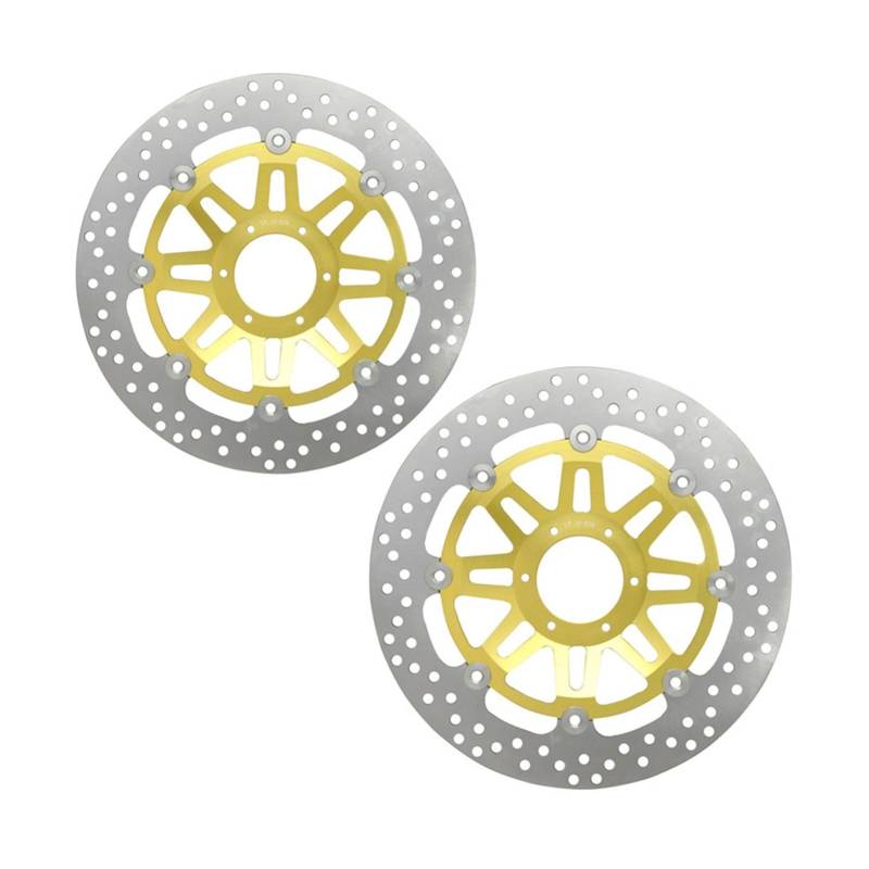MKVAXR 2PC Motorrad Links Rechts Vorne Bremsscheibe Rotor CB400 SF Super Vier 1992-1997 CB600F Hornet 1998-1999 CBR750 Superaero 1998 von MKVAXR