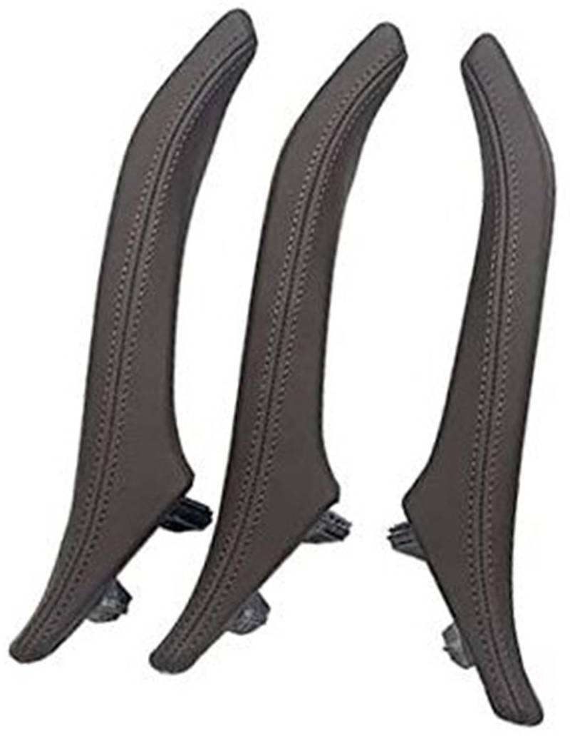 MKVAXR 3 Stück Innentürgriff mit Ledergriffabdeckung, for, 5er F10 F11 520i 523i 525i 528i 535i(Moka) von MKVAXR