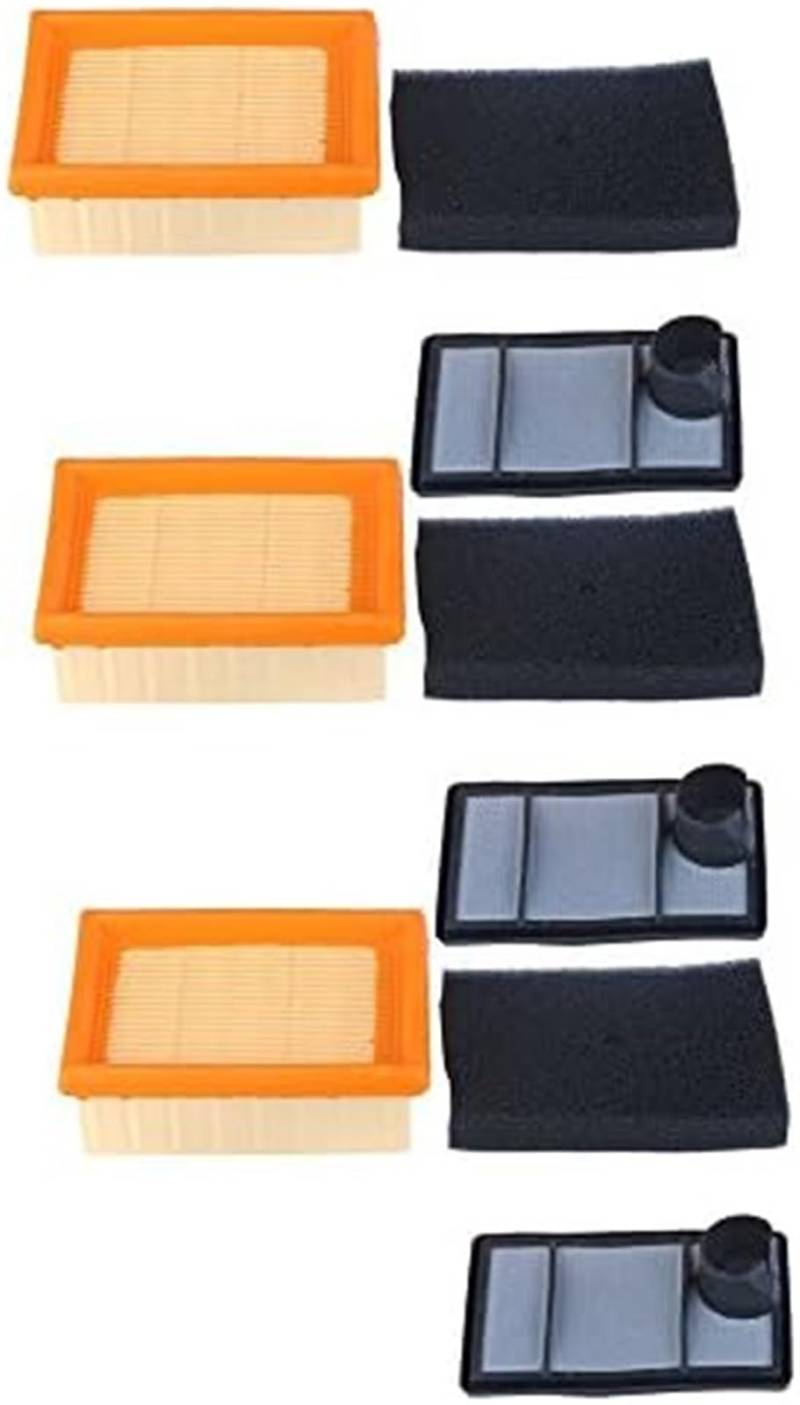 MKVAXR 3er-Luftfilter-Kombi-Kit for STIHL TS400-Trennsägen Luftfilter-Tuning-Kit von MKVAXR