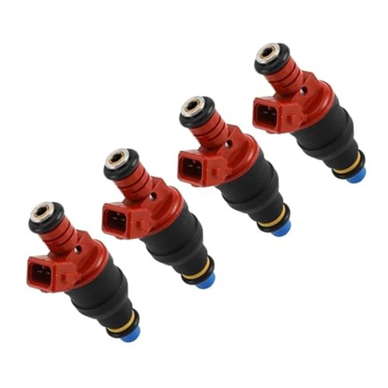 MKVAXR 4-teilige Kraftstoffeinspritzdüse 0280150431 Kraftstoffeinspritzdüse, for SAAB, 9-3 900 9000 2.0L 2.3L I4 Turbo 94-01 Autozubehör Auto-Kraftstoffeinspritzdüse von MKVAXR