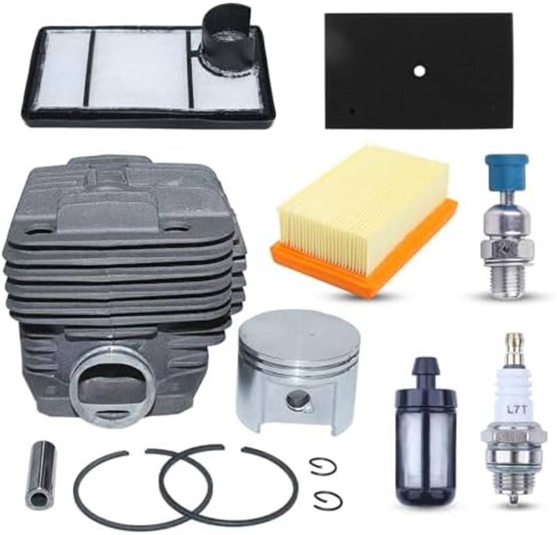 MKVAXR 49-mm-Zylinder-Luft-Kraftstofffiltersatz for STIHL, TS400 Betontrennsäge, ersetzt 4223 020 1200 Luftfilter-Tuning-Kit von MKVAXR