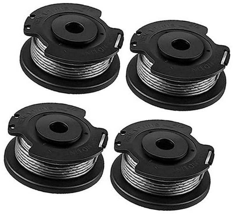 MKVAXR 4er-Pack Fadenspulen-Ersatz for Bosch Easy Grass Cut 18V 18 23 26 18-230 18-260 Rasentrimmer-Rasenmäher F016800569 Spule für Rasenmäher von MKVAXR