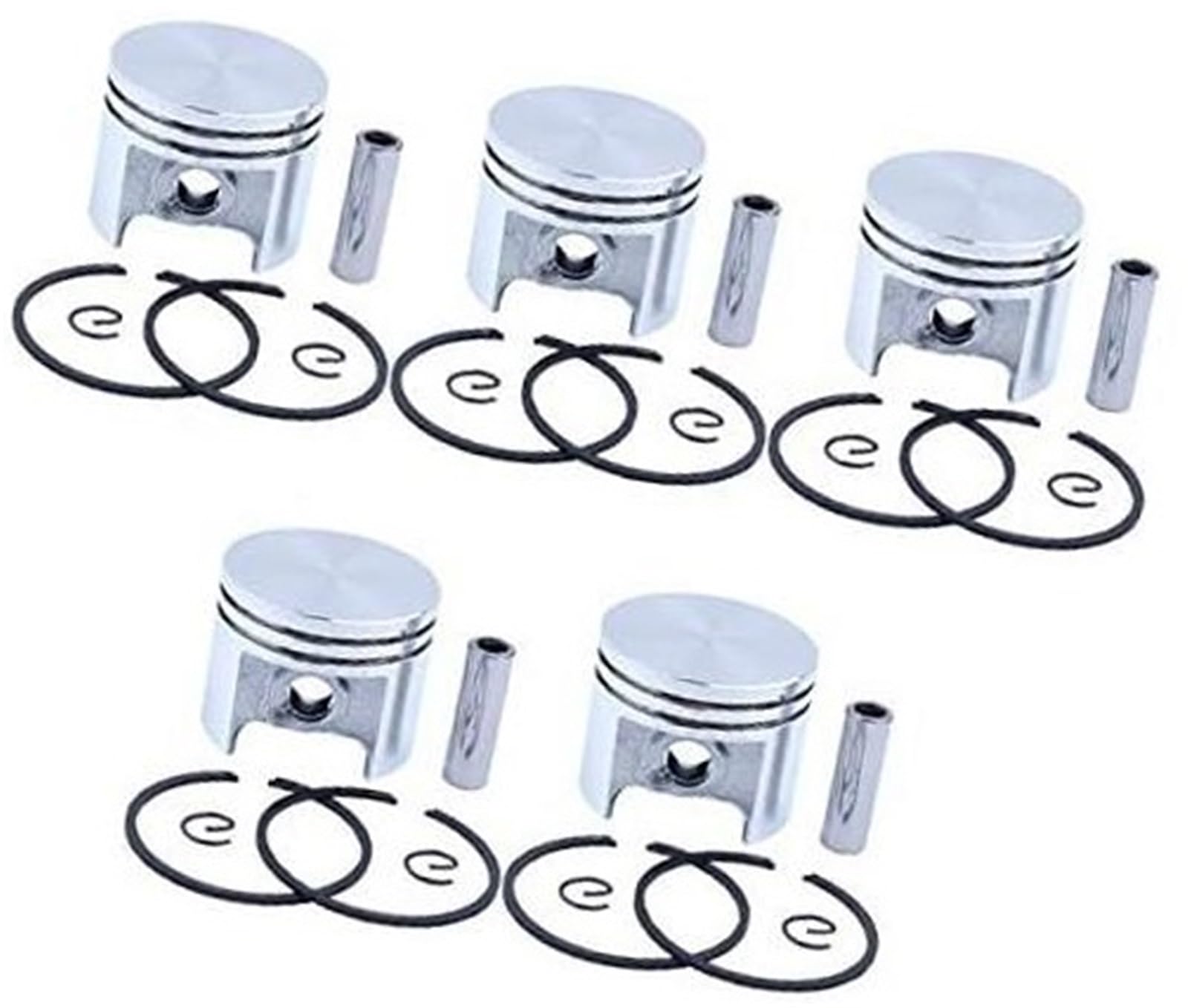 MKVAXR 5 x 37 mm Kolben, 8 mm Stift, Fingerring, for STIHL, 017 MS170 MS 170 Kettensäge OEM# 1130 030 2000 Ersatzteile Gartenkolbenring von MKVAXR