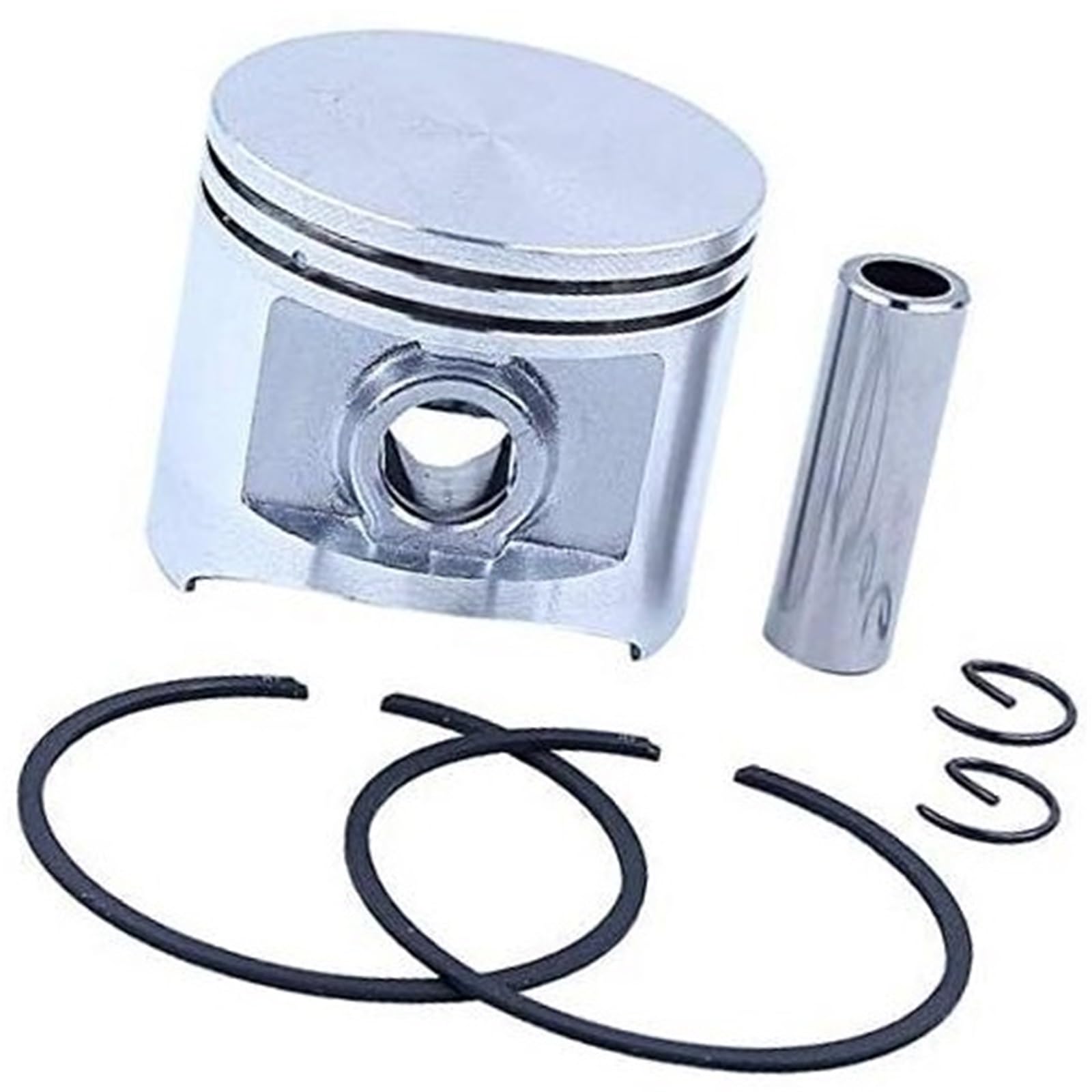 MKVAXR 50MM Kolben mit Ring Pin, for Husqvarna, 371XP 372XP 371 372 Kettensägen Neue Gartenkolbenring von MKVAXR