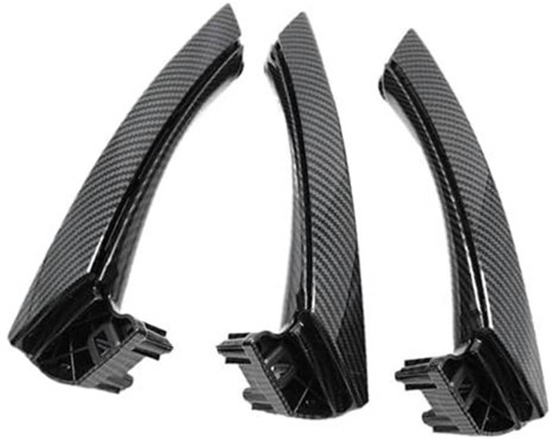 MKVAXR 51419150335L, for, 3er E90 E91 E92 316 318 320 325 328i 2004 2005–2012, kompletter Satz LHD RHD Beifahrer-Innentürgriff-Abdeckungsverkleidung(Black Lhd Set Carbon) von MKVAXR