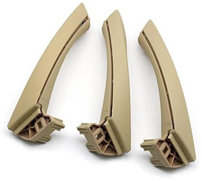 MKVAXR 6 Stück LHD RHD Passagier-Innentürgriff-Abdeckungsverkleidung, for, 3er-Serie E90 E91 E92 316 318 320 325 328i 2004–2012(Beige) von MKVAXR