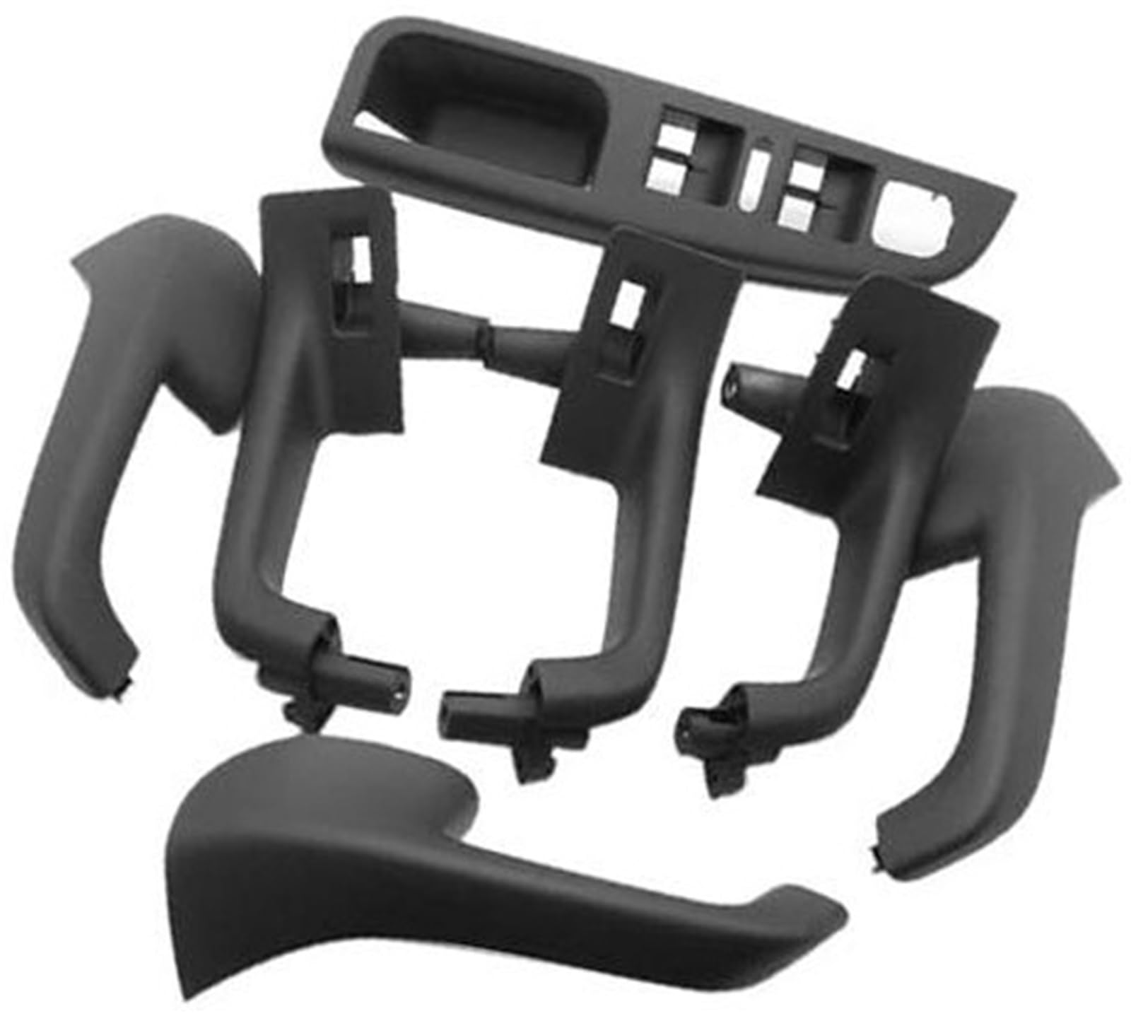 MKVAXR 7PCS Schwarz Innengriff Tür Greifen Fenster Schalter Lünette Abdeckung Innere Armlehne, for Golf, 5 for GTI-MK5, for Jetta, 1K 0 868 040B MKVAXR 7PCS Schwarz Innengriff Tür Greifen Fenster Schalter Lünette Abdeckung Innere Armlehne, for Golf, 5 for GTI-MK5, for Jetta, 1K 0 868 040B von MKVAXR
