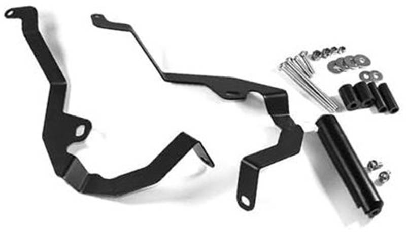 MKVAXR Abnehmbarer Telefonhalter, for RA1250, for Pan, for America 1250 S 2021 2022 Motorrad-GPS, for Smart, Phone Windschutzscheiben-Navigation GPS-Plattenhalterung Adapterhalter(Black Bar - 22mm) von MKVAXR