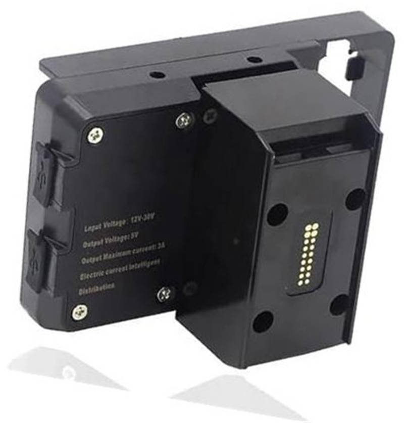 MKVAXR Abnehmbarer Telefonhalter for R 1200 RT R1200RT 2014-2019 Navigationshalterung Motorrad-GPS-Navigator USB-Ladetelefonhalter(Black A) von MKVAXR