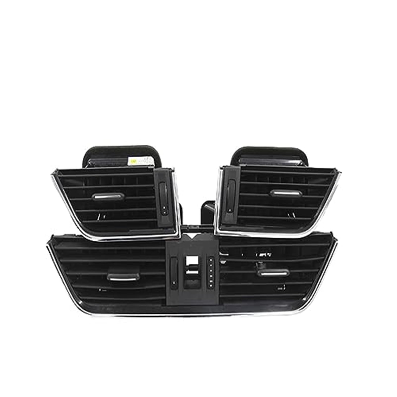 MKVAXR Armaturenbrett Innenraum AC Air Outlet Vent Grill, for Skoda, for Octavia, 3 A7 5E MK3 2013-2020 5E0819701 5E0819702 5E0820951 5E0819203 Lüftungsgitter(Black 1 set-3PCS) von MKVAXR