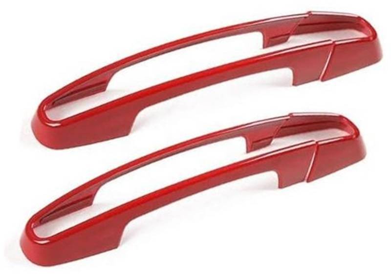 MKVAXR Auto-Außentürgriff, for Chevrolet, for Camaro, 2017 2018 2019 2020 Außentürgriffeinsätze Abdeckung Außengriffschalenverkleidung Dekor Abdeckung für Außentürgriffe(Red Carbon) von MKVAXR