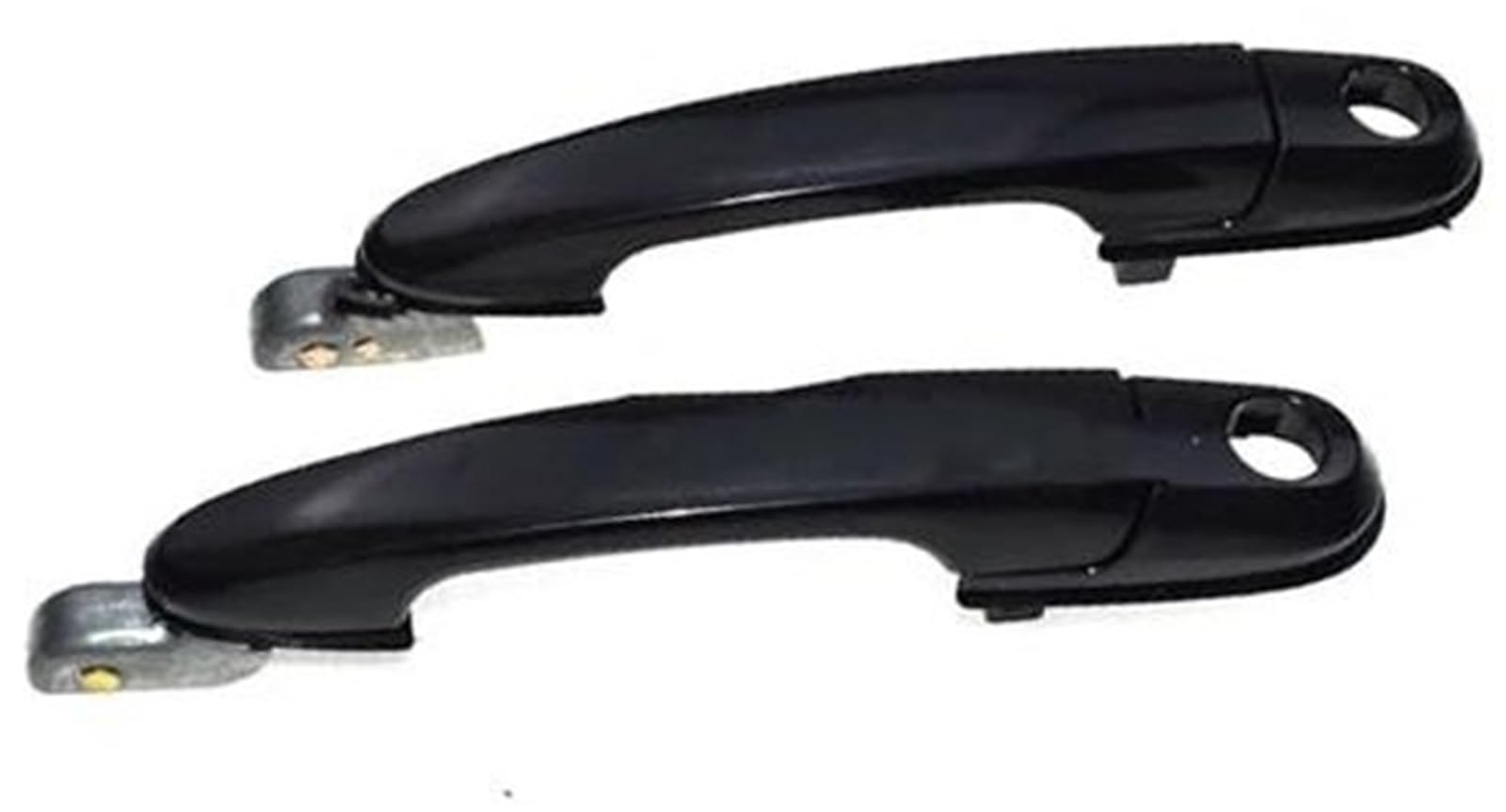 MKVAXR Auto Außentürgriff, for Hyundai, for Tucson 2.0L 2.7L 2005 2006 2007 2008 2009 82650-2E020 82660-2E020 Außen Außen Außen Auto Abdeckung für Außentürgriffe(Black Front Pair) von MKVAXR
