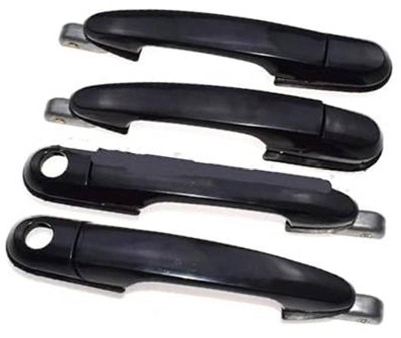 MKVAXR Auto Außentürgriff, for Hyundai, for Tucson 2.0L 2.7L 2005 2006 2007 2008 2009 82650-2E020 82660-2E020 Außen Außen Außen Auto Abdeckung für Außentürgriffe(Black Front Rear 4pcs) von MKVAXR