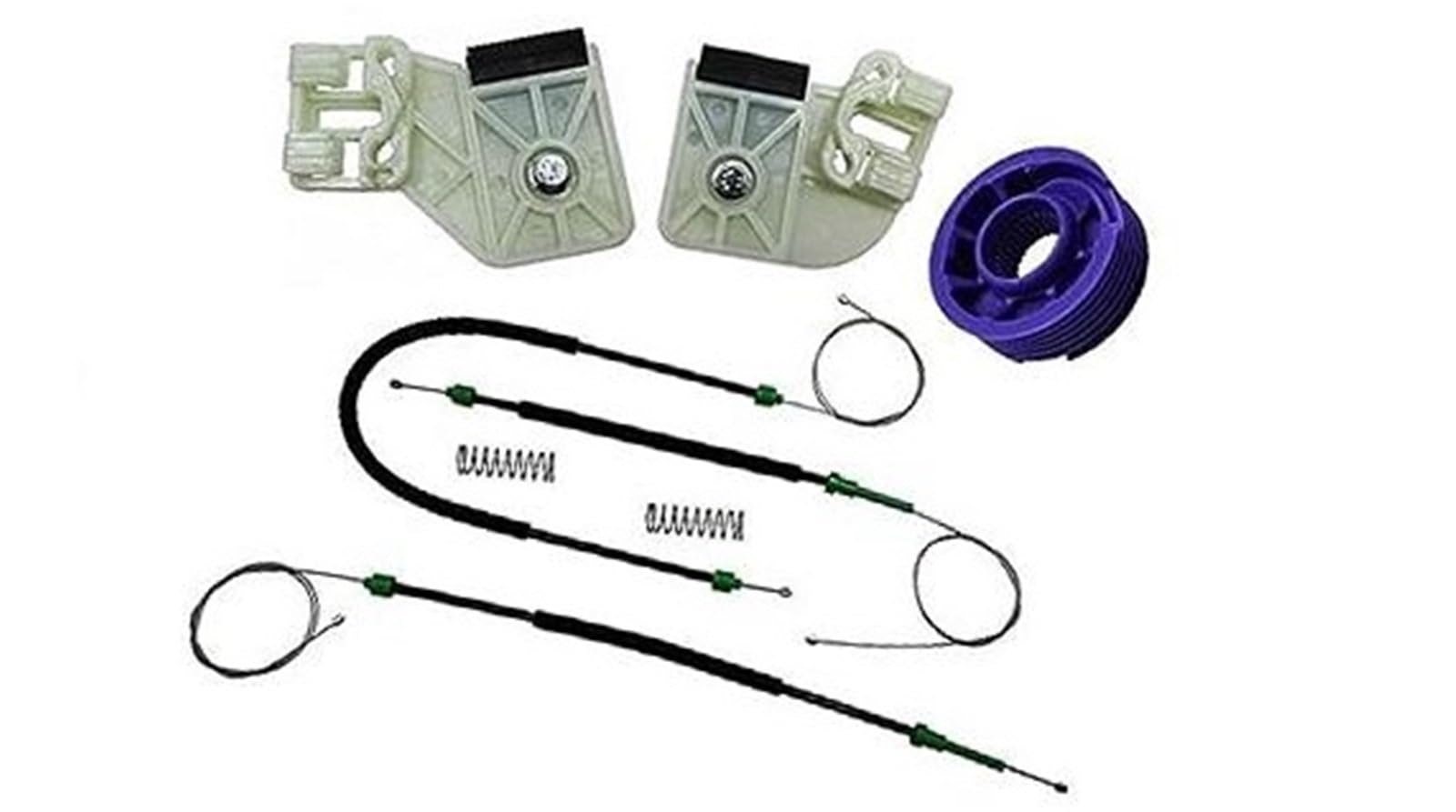 MKVAXR Auto Fensterheber Reparatur Clips Kit, for VW, for Polo, 9n Elektrischer Fensterheber 2001-2012 Neu Vorne Rechts Auto-Fensterheber von MKVAXR