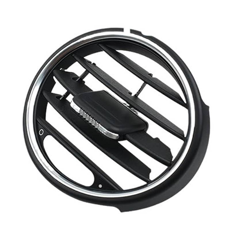 MKVAXR Auto Front Dash AC Klimaanlage Vent Grille Outlet Panel Abdeckung Slider Clip Reparatur Kit, for Porsche, Cayman Boxster 2006-2021 Lüftungsgitter(Black Black Wi Chrome 1PCS) von MKVAXR