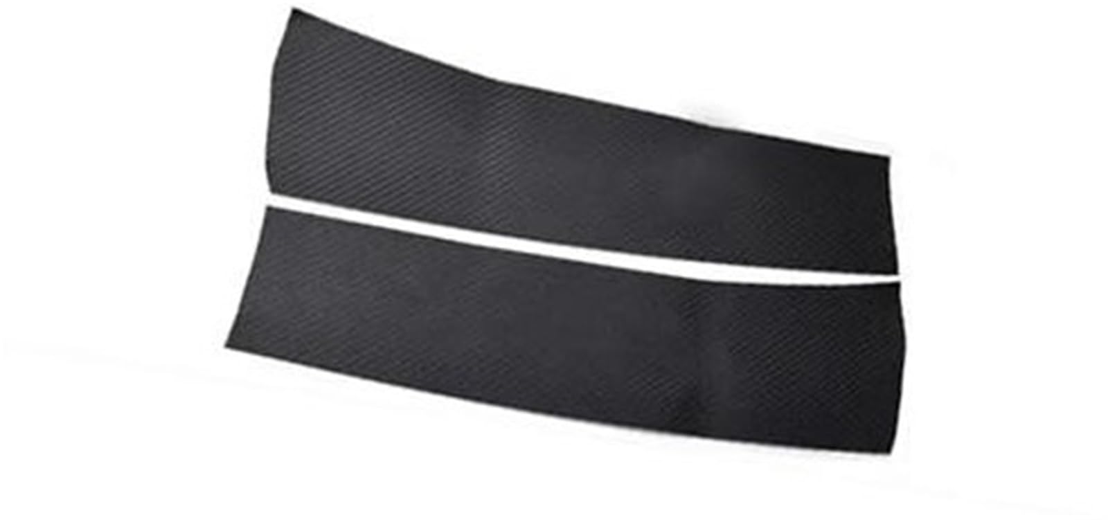 MKVAXR Auto-Kofferraum-Türschwellen-Verschleissplatten-Abdeckung, Kohlefaser-Innendekorationsaufkleber, for Toyota, for RAV4, 2019 2020–2022 Stoßstangenschutzleiste(Black Inside) von MKVAXR