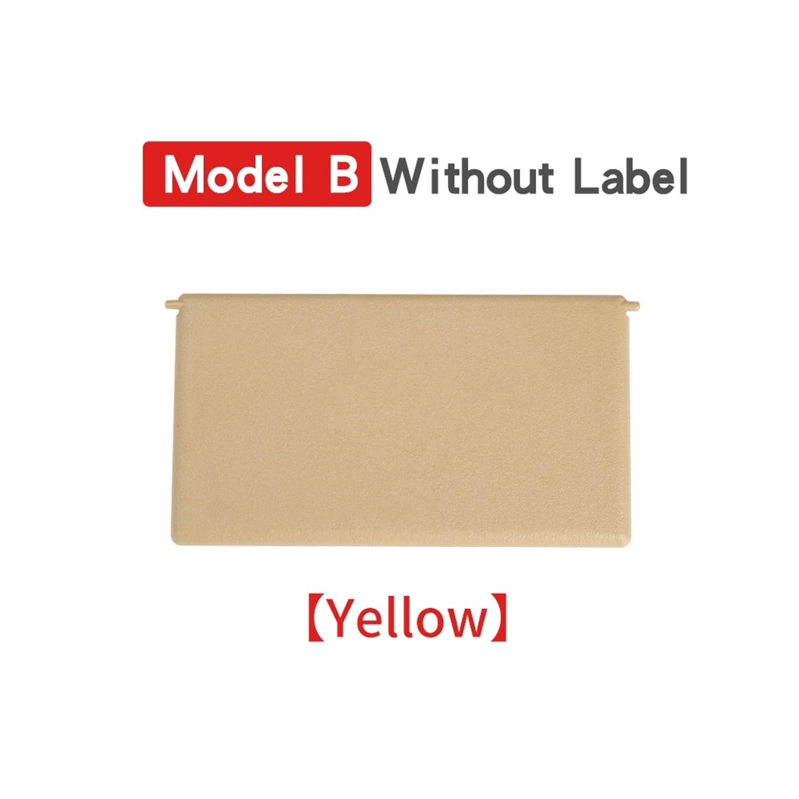 MKVAXR Auto-Sonnenblende, Sonnenblende, Schattenspiegelabdeckung, for Mercedes Benz, for W203 C-Klasse 2001-2007 A2038102210 Make-up-Spiegel für die Sonnenblende im Auto(Model B Yellow) von MKVAXR