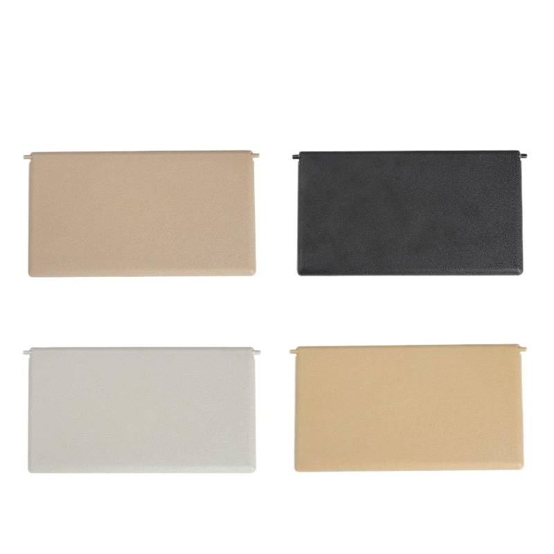 MKVAXR Auto-Sonnenblende, Sonnenblende, Spiegelabdeckung for Mercedes Benz, for W203 C-Klasse 2001-2007 A2038102210 Make-up-Spiegel für die Sonnenblende im Auto(Model B Black) von MKVAXR