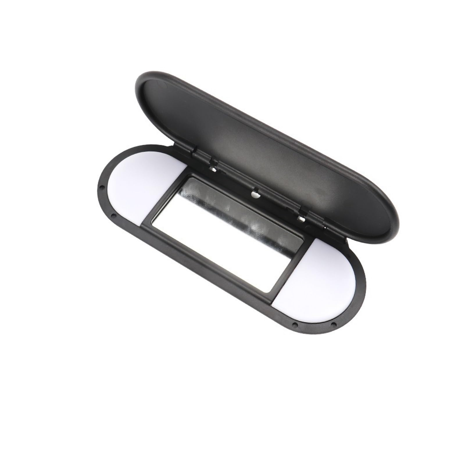 MKVAXR Auto-Sonnenblende, Sonnenschutz, Make-up-Spiegelabdeckung, Ersatz, for, Mini Cooper S One JCW F55 F56 2015-2022 51167366950 Make-up-Spiegel für die Sonnenblende im Auto(Black) von MKVAXR