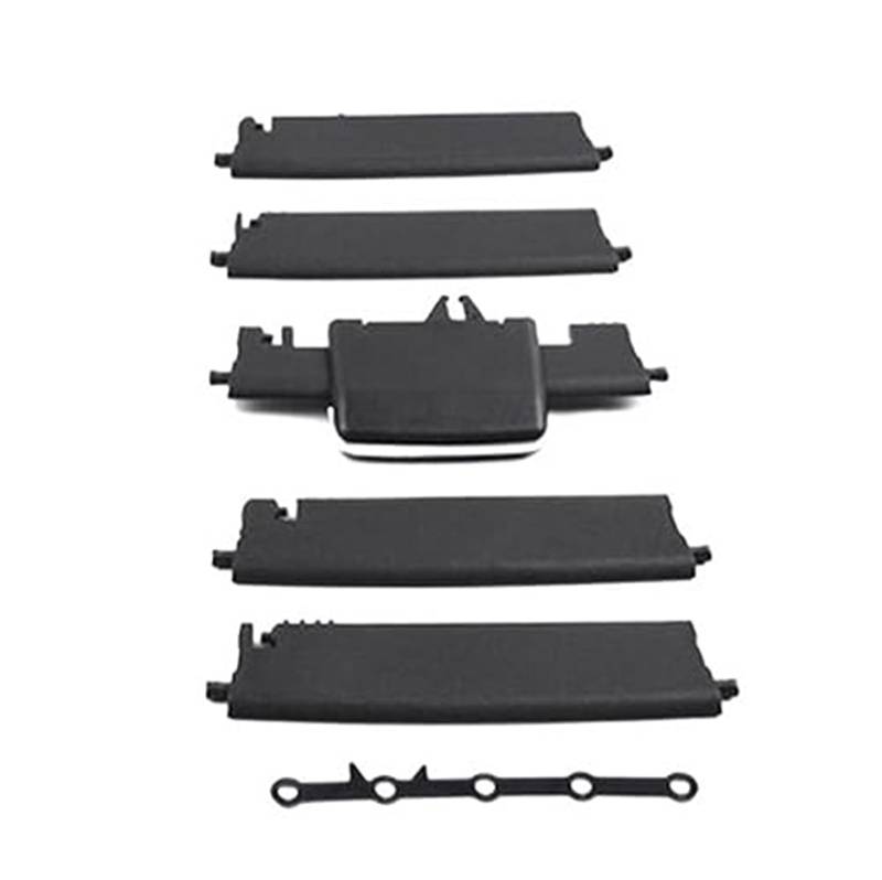 MKVAXR Auto-hintere Klimaanlage Ac Vent Grille Outlet Tab Clip Slider, for, for, M GL ML GLE GLS W166 W292 2011–2018 Lüftungsgitter(Black Rear Right) von MKVAXR