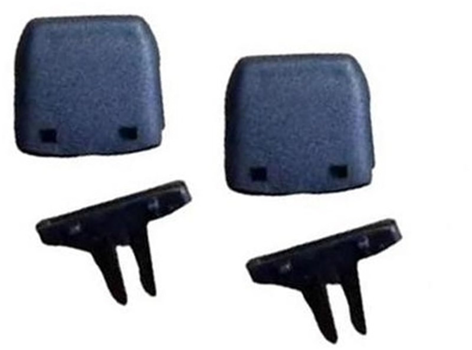 MKVAXR Auto vorne hinten Armaturenbrett Klimaanlage Auslassöffnungen Tab Clip Pick, for VW, for Golf, 7 7,5 for MK7 MK7.5 2013–2019 Lüftungsclip fürs Auto(Black Rear 2PCS) von MKVAXR