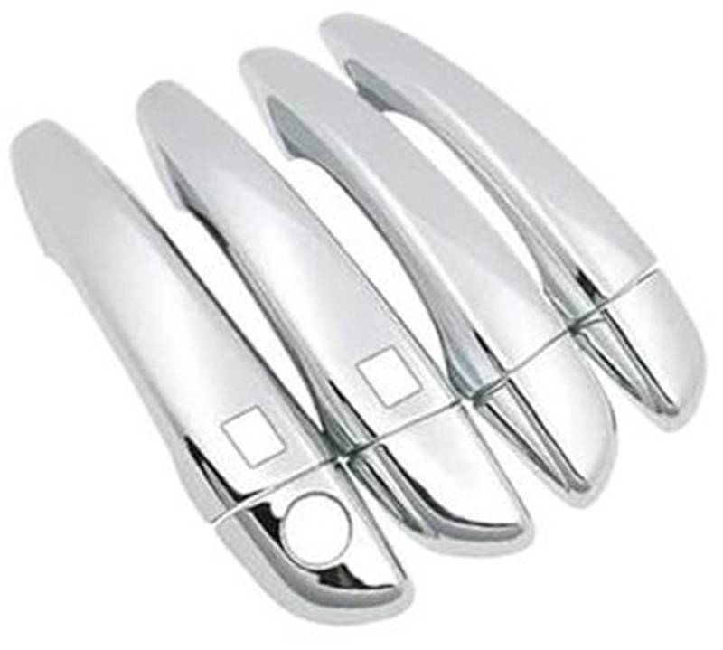 MKVAXR Autoaußenseite Vorne Links, for Citroen, for DS, 6 WR 2014 2015 2016 2017 2018 2019 2020 Türgriffabdeckungen Autoschutzaufkleber Autoaußenzubehör Gadget Abdeckung für Außentürgriffe(Black D) von MKVAXR