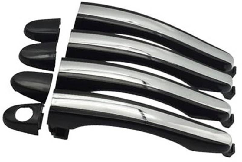 MKVAXR Autoaußenseite vorne Links, for Hyundai, for Azera 2006 2007 2008 2009 2010 2011 Außenaußenseiten vorne hinten Links rechts 4 STK 826513L000 826523L000,82610-3L000 Abdeckung für Außentürgriffe von MKVAXR