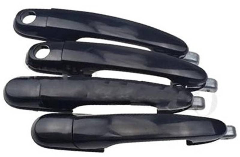 MKVAXR Autoaußenseite vorne Links, for Hyundai, for Tucson 2.0L 2.7L 2005 2006 2007 2008 2009 Außenaußenseite Außenseite Auto 82650-2E020,82660-2E020 4PCS Abdeckung für Außentürgriffe von MKVAXR