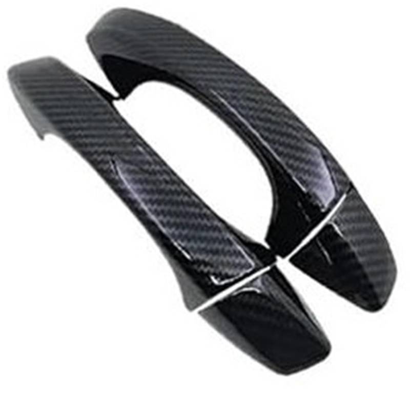 MKVAXR Autoaußenseite vorne Links, for Seat, for Ateca 2022 Cupra KH7 2016 2017 2018 2019 2020 2021 Türgriffblenden Carbonfaser-Außen-Autozubehör Abdeckung für Außentürgriffe von MKVAXR