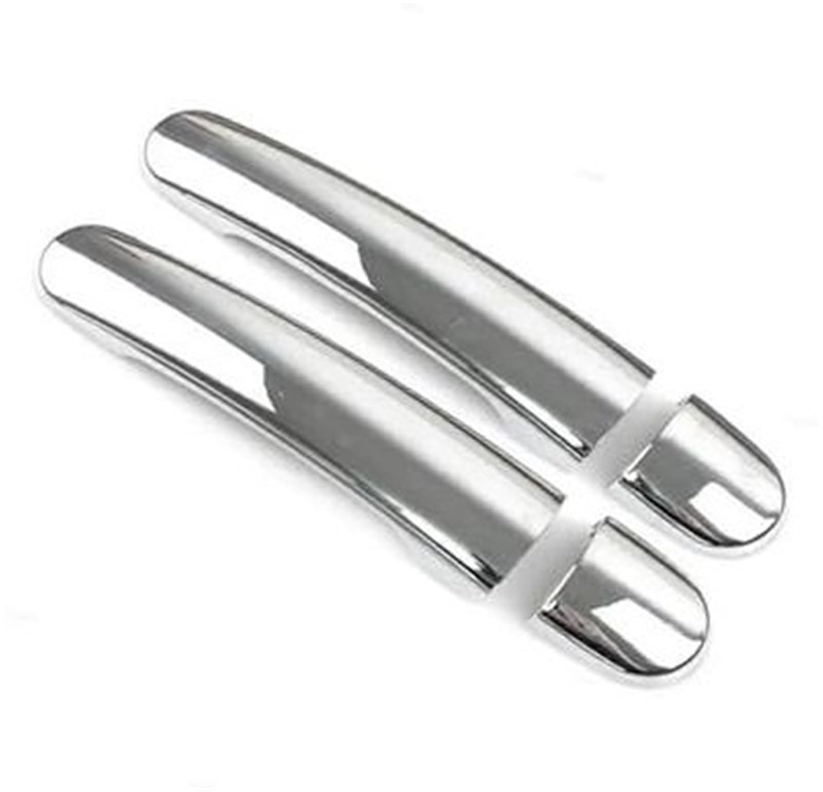 MKVAXR Autoaußenseite vorne Links, for TT MK1 A2 2000 2001 2002 2003 2004 2005 Auto ABS Chrom-Kohlefaser-Stil Außentürgriffabdeckung Zierzubehör Abdeckung für Außentürgriffe(Silver 1) von MKVAXR