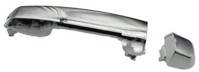 MKVAXR Autoaußenseite vorne links, for 4Runner 2010 2011 2012 2013 2014 2015 2016 Chromschwarz vorne hinten links rechts außen 69210-60100,69211-60090 Abdeckung für Außentürgriffe(BLACK Front Right Ch von MKVAXR