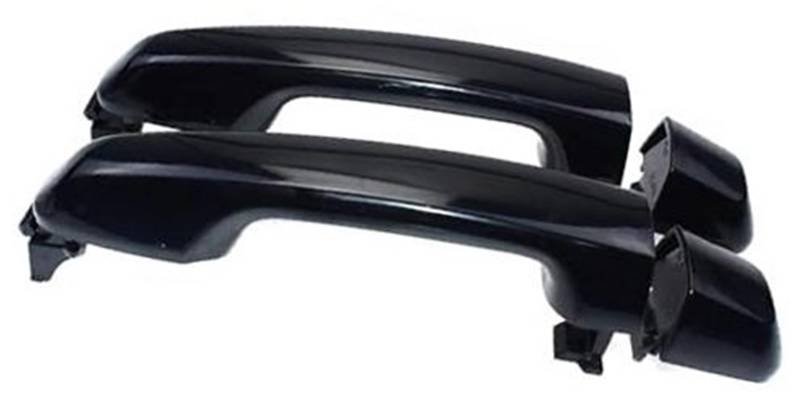 MKVAXR Autoaußenseite vorne links, for 4Runner 2010 2011 2012 2013 2014 2015 2016 Chromschwarz vorne hinten links rechts außen 69210-60100,69211-60090 Abdeckung für Außentürgriffe(BLACK Rear Pair Blac von MKVAXR