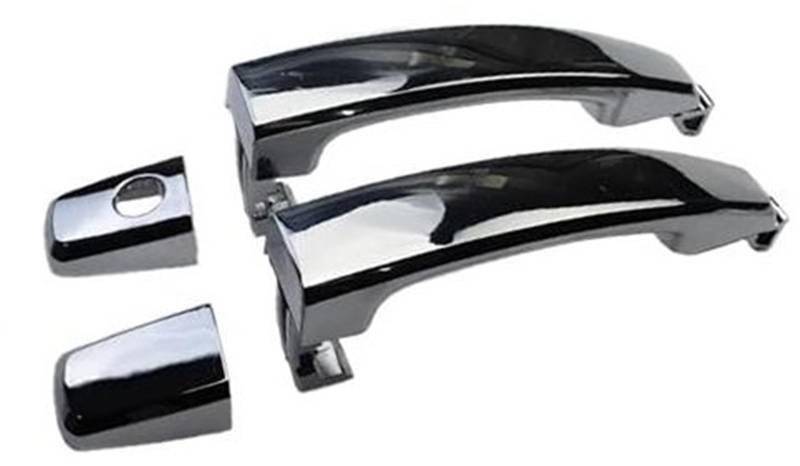 MKVAXR Autoaußenseite vorne links, for Chevrolet Aveo Captiva Sport Saturn Vue 2007-2012 2013 2014 2015 2.4L Außentürgriff Chrom vorne hinten links rechts 96468266,96468306 Abdeckung für Außentürgriff von MKVAXR