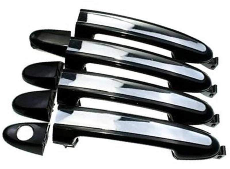 MKVAXR Autoaußenseite vorne links, for Hyundai, for Santa Fe 2.4L 3.5L 2007-2010 2011 2012 Außentürgriff vorne hinten links rechts 826512B000,826612B000,836512B000,836612B000 Abdeckung für Außentürgri von MKVAXR