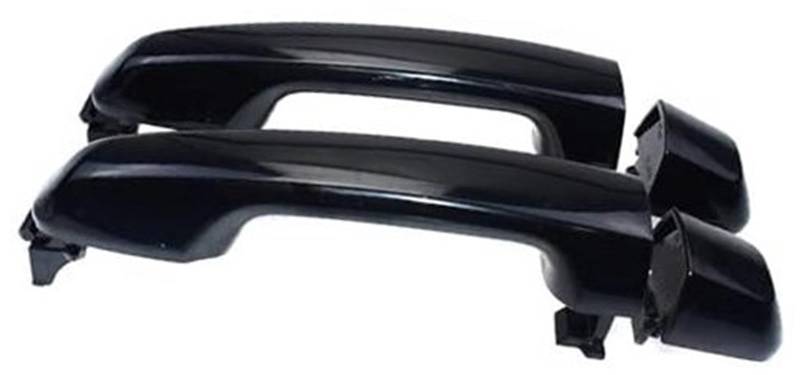 MKVAXR Autoaußenseite vorne links, for Lexus, for GX460 2010 2011 2012 2013 2014 2015 2016 2017 2018 Chromschwarz vorne hinten links rechts außen 69210-60100,69211-60090 Abdeckung für Außentürgriffe(B von MKVAXR