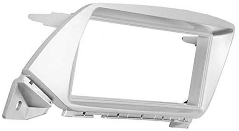MKVAXR Autoradio-Blende, DVD-Player-Panelrahmen, for Alto 2010–2012, Elegante Silberne Einzel-DIN-Armaturenbrett-Stereoblende, Autoinnenteile Autoradio-Armaturenbrett von MKVAXR