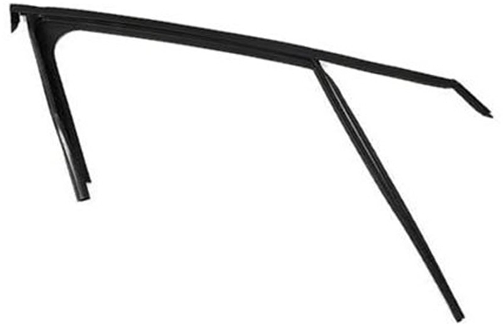 MKVAXR Autotürkantenschutz Autofenster Obere Gummileiste Abdichtung Türglasheber Führungsnut Schmutzfängerdichtung, for Peugeot, 2008 Autodach-Dichtungsstreifen(Black Front Left) von MKVAXR