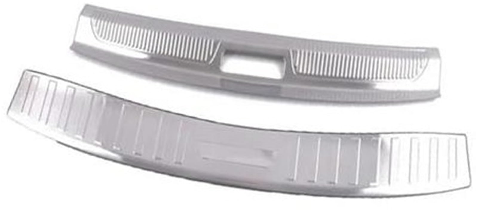 MKVAXR Autozubehör, for Citroen, C5X 2021 2022 2023, integrierter äußerer Heckstoßstangenschutz, Türschweller, Kofferraum-Trittplattenverkleidung Stoßstangenschutzleiste(Silver) von MKVAXR