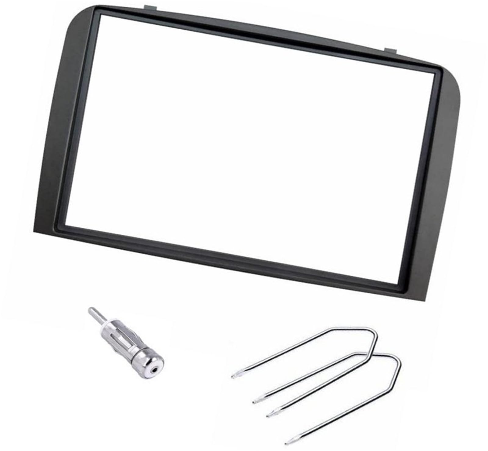 MKVAXR Doppel-DIN-Autoradio-Rahmen-Installationskit, 2-DIN-Frontplattenrahmen Stereo kompatibel mit Autoradio-Armaturenbrett MKVAXR Doppel-DIN-Autoradio-Rahmen-Installationskit, 2-DIN-Frontplattenrahmen Stereo kompatibel mit Autoradio-Armaturenbrett von MKVAXR